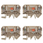 Kit Borne Sek-6s Bege De Aferição | Cabo Até 6mm² 10 Peças